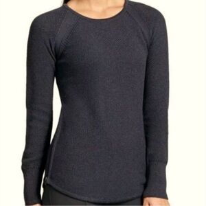 Athlete CREAM Varsity Crewneck‎ Knit Pullover Side Zipper Sweater - Size XXS